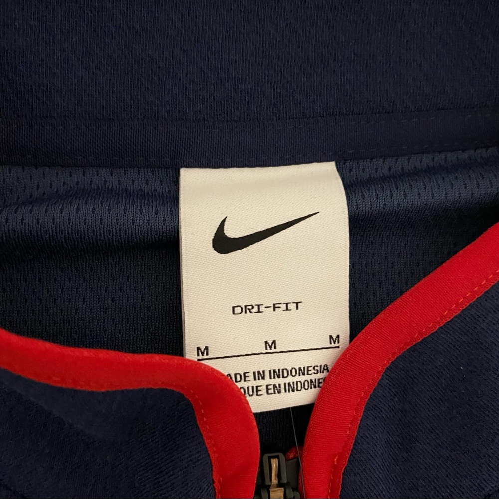 Nike Victory Dri-Fit Quarter Zip Ole Miss Mens Medium Blue Pullover NWT - Picture 8 of 12